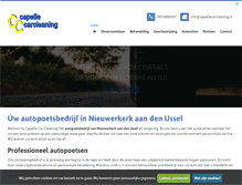 Tablet Screenshot of capellecarcleaning.nl